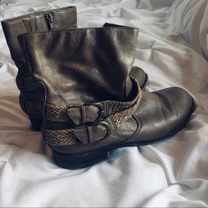 Strapped Ankle Booties